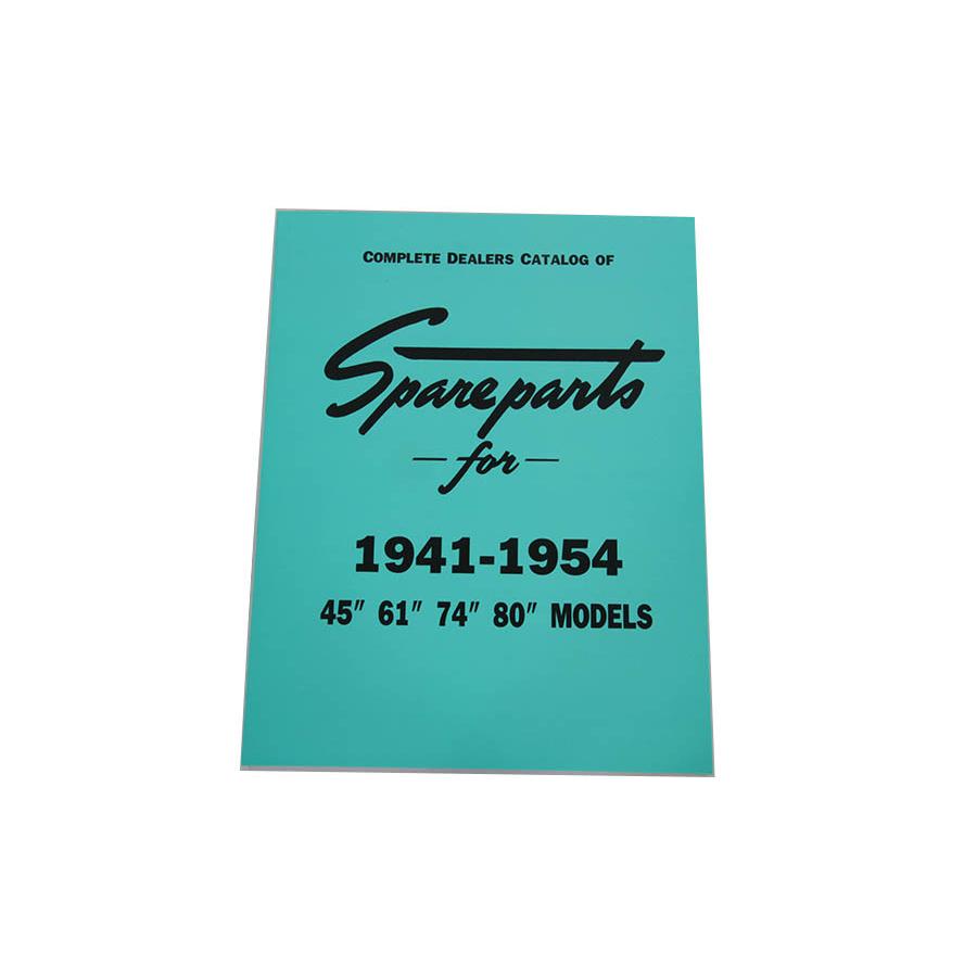1941-1954 スペアパーツ 部品 リスト カタログ 本 45/61/74/80 FL UL