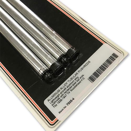 1937-1947ナックルヘッド　社外プッシュロッド 2本　新品未使用品 1936-1947 1200 ナックルヘッド FL アルミ 軽量 プッシュロッド 208mm