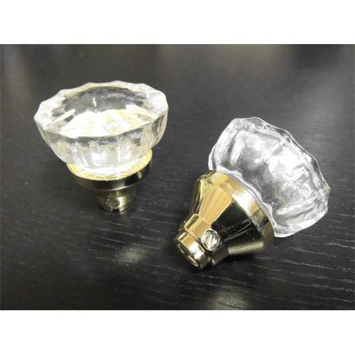 GLASS SHIFT KNOB Gold ガラス シフト ノブ ゴールド 金 台座 直径約
