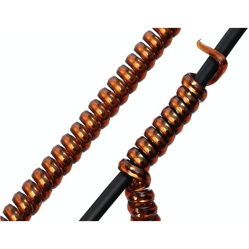 大径 スパイラル カバー 収納 結束 93cm オレンジ クラッチ ブレーキ