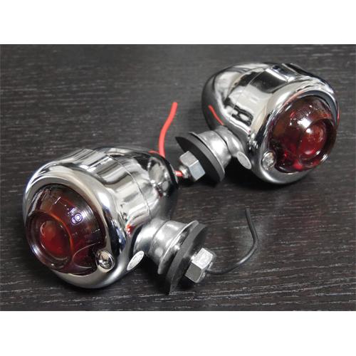 GUIDE ガイド DH-49 刻印入り 赤 レッド ガラス レンズ ウインカー