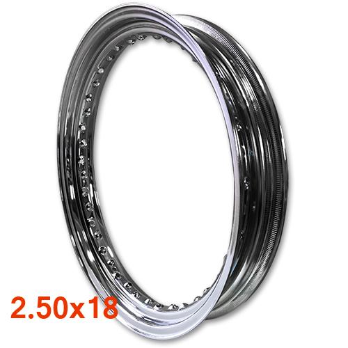 18インチx幅2.50インチ クローム Chrome ホイール リム センター