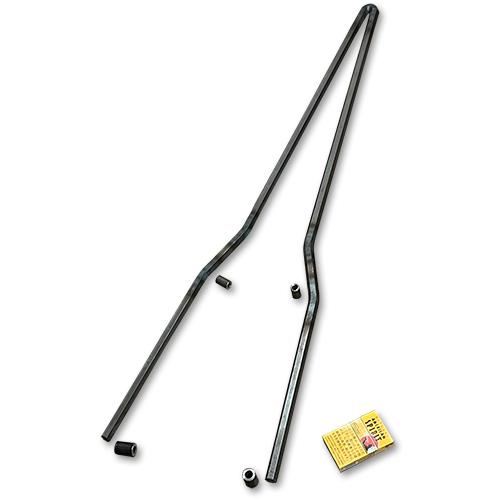製作用 シシーバー シシー バー 6角形 Sissy Bar KIT 100cm 未塗装 カラー付属 ハーレー_1