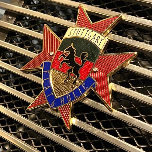 PORSCHE ポルシェ グリル バッジ エンブレム リア エンジン 上部