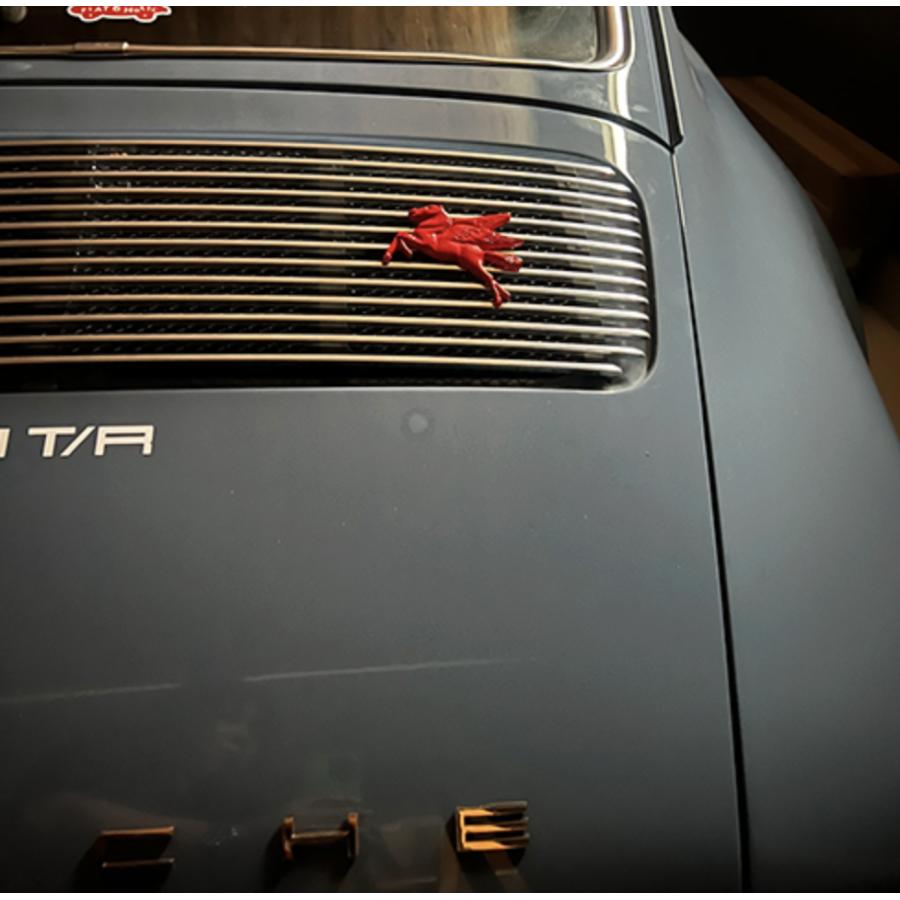 グリル バッジ FLAT6HOLIC レーシング ペガサス Porsche ポルシェ 356