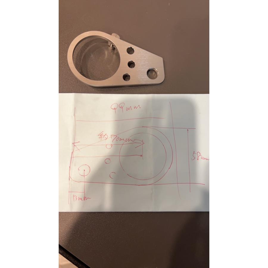 小型 48mm ミニ スピードメーター 速度計 ステンレス メーターステー