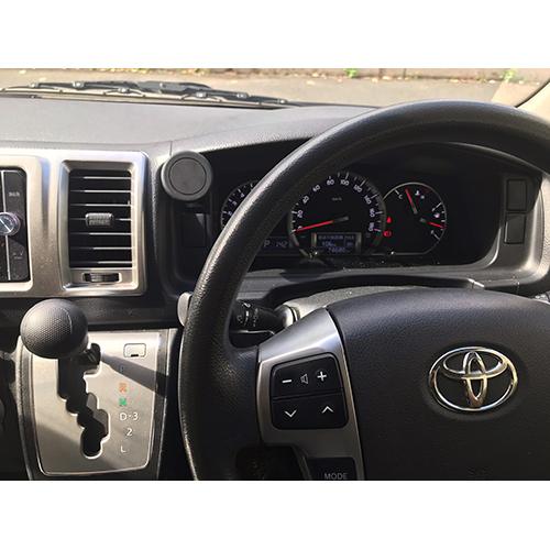 4型 4.5型 RU-200 TOYOTA トヨタ 200系 HIACE ハイエース 専用設計 磁石式 マグネット 携帯 スマホ iPhone ホルダー 固定 携帯置き|ymt-japan|02