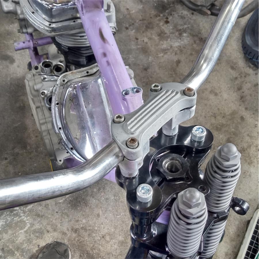 W&W製 74 スプリングフォーク 専用 ライザー オフセット 製作用 部材