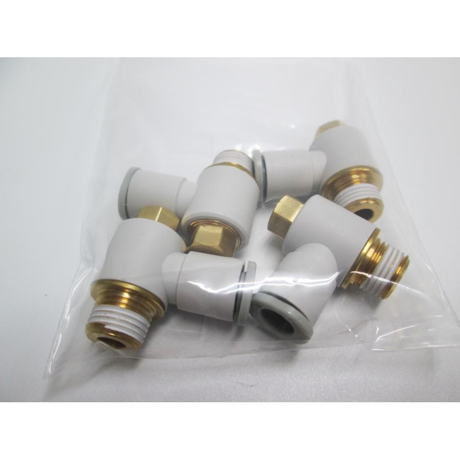 SMC　ワンタッチ管継手 ユニバーサルエルボユニオン KQ2V06-01AS1【4個】未使用品 | 