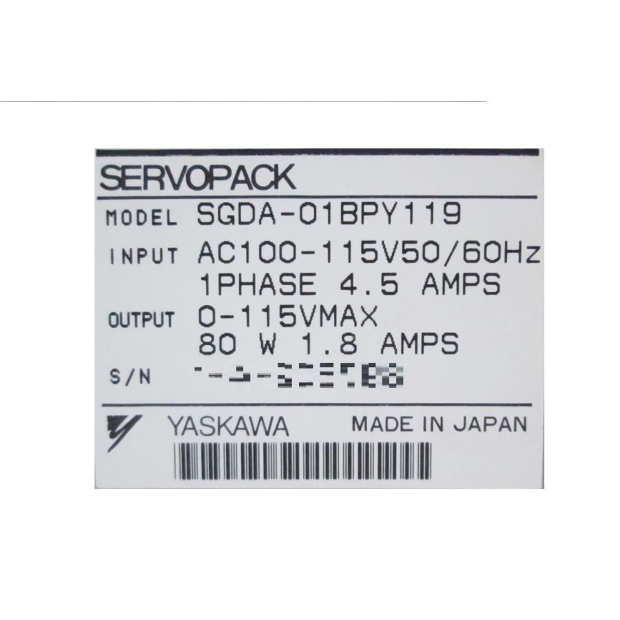 安川電機　サーボパック　SGDA-01BPY119 |  | 02
