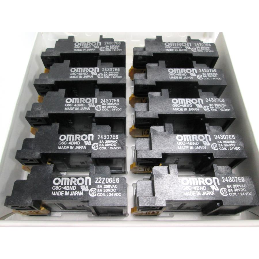 OMRON　ターミナルリレー G6C-4BND DC24　未使用品【10個】 | オムロン