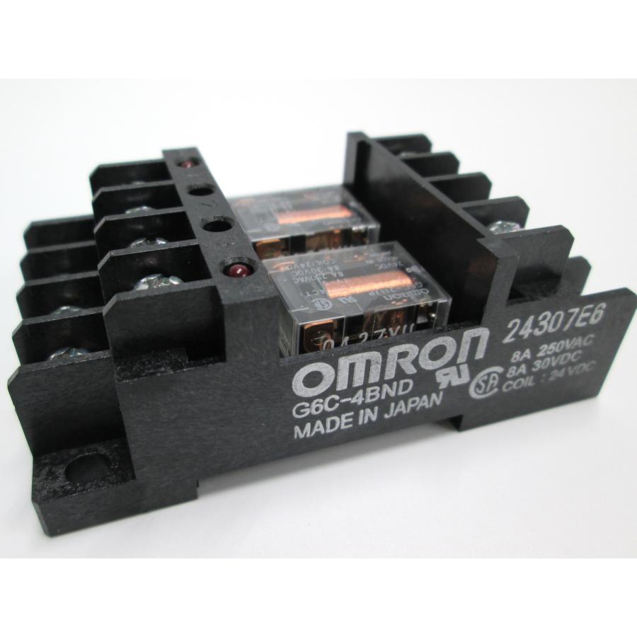 OMRON　ターミナルリレー G6C-4BND DC24　未使用品【10個】 | オムロン | 01