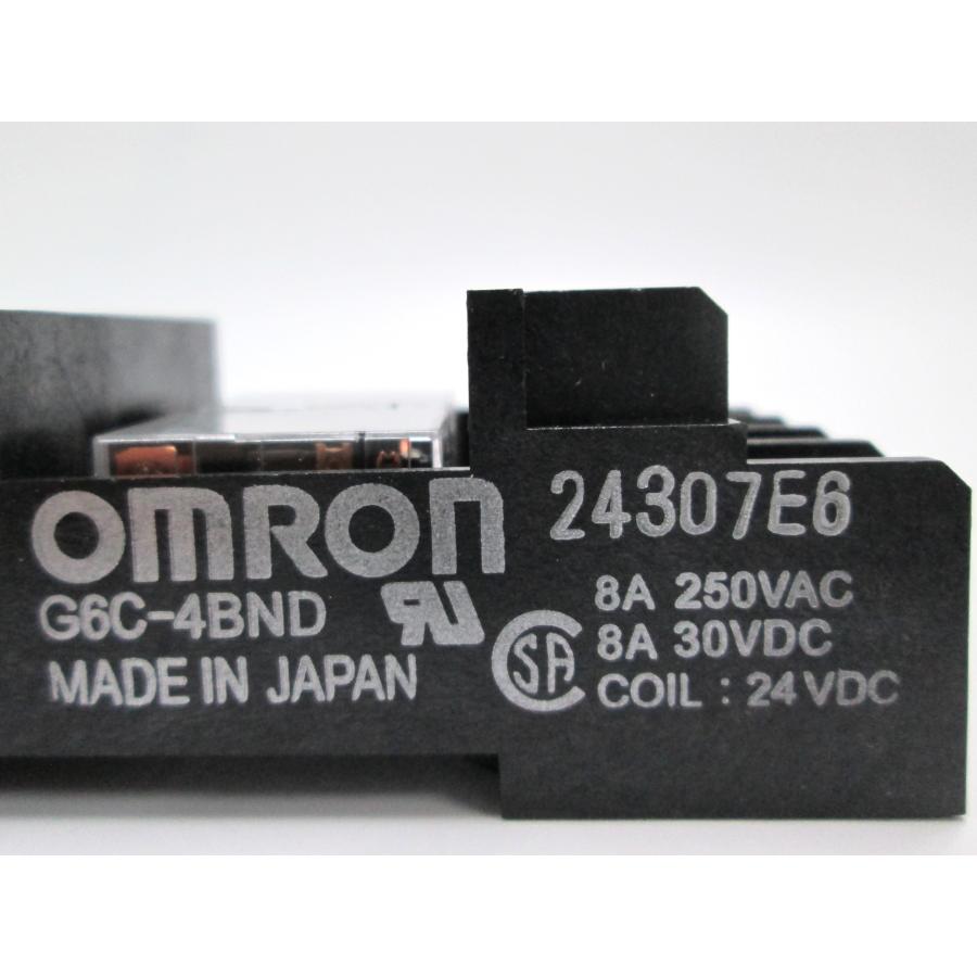 OMRON　ターミナルリレー G6C-4BND DC24　未使用品【10個】 | オムロン | 02