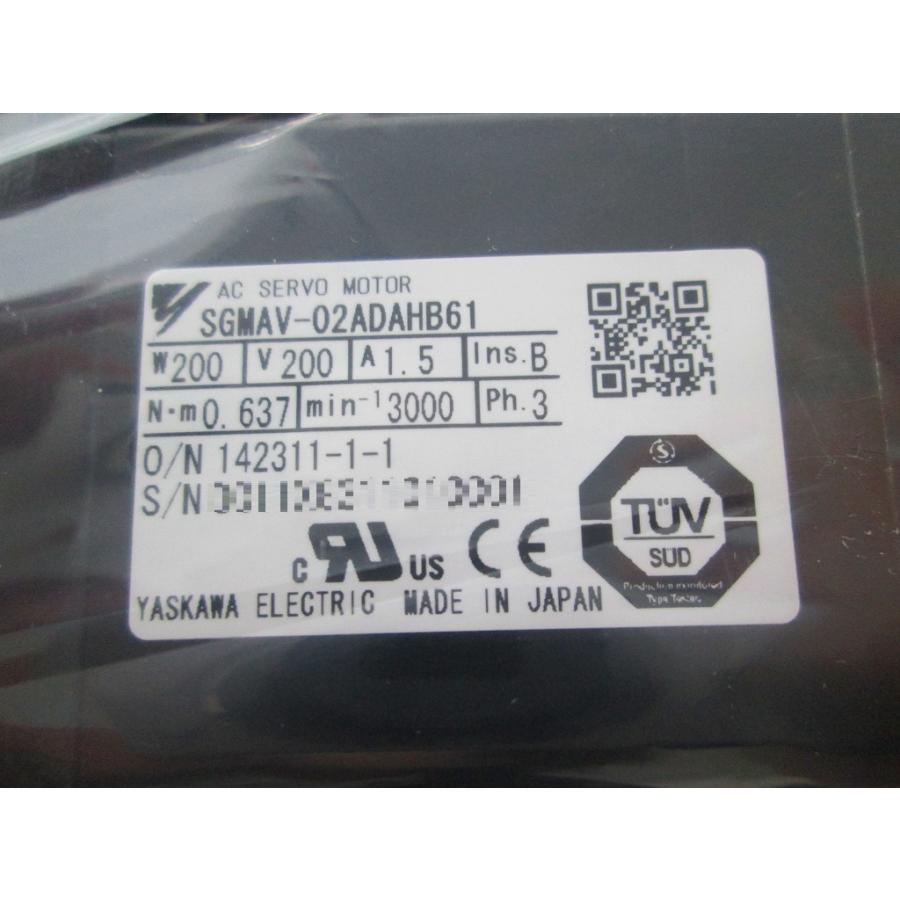 安川電機　ACサーボモーター　SGMAV-02ADAHB61　未使用品 |  | 03
