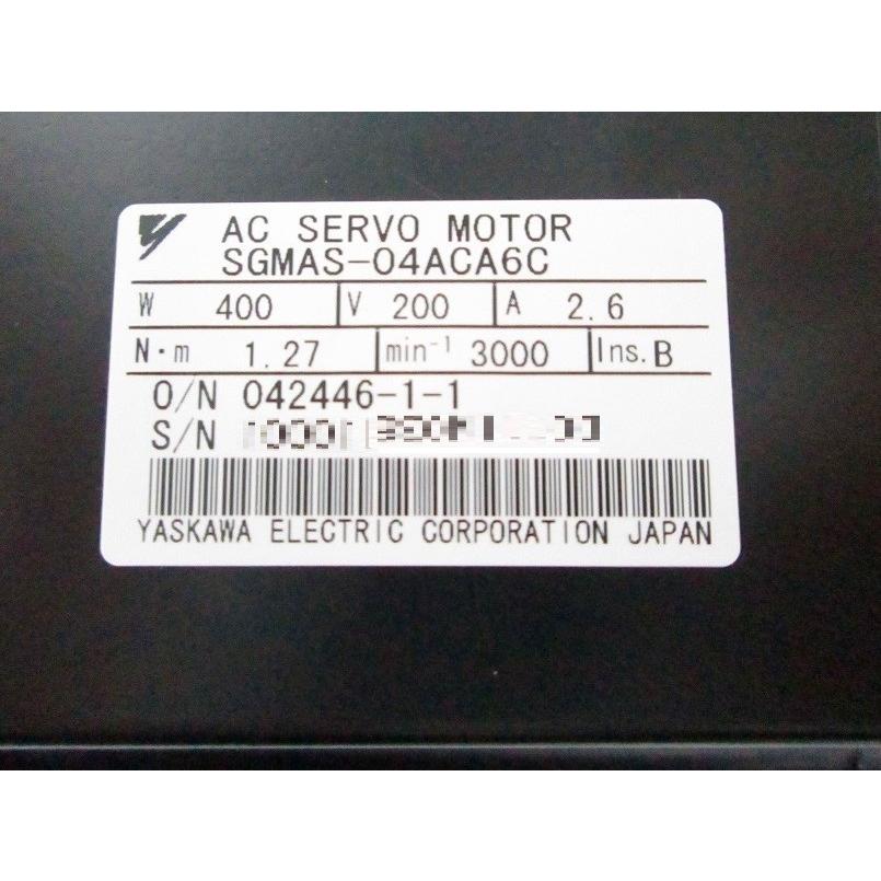 安川電機　ACサーボモーター SGMAV-04ACA6C　未使用品 |  | 03