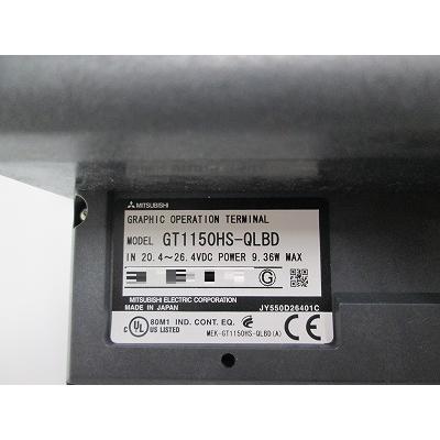三菱電機　グラフィックオペレーションターミナル GT1150HS-QLBD 未使用品 | 三菱電機 | 02