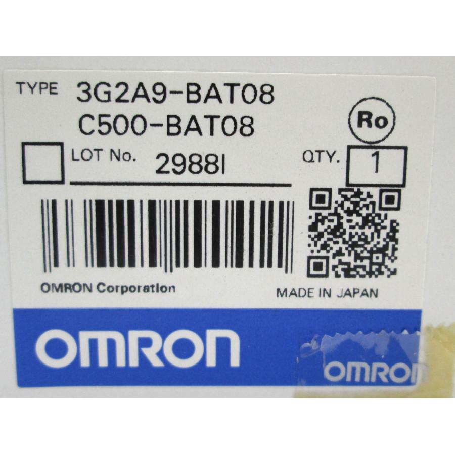 OMRON　バッテリー 3G2A9-BAT08/C500-BAT08　未使用品 | オムロン | 01