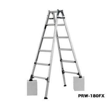 【自在脚端具『ふんば郎 PRT-Z1』:2個】伸縮脚付はしご兼用脚立[PRW-150FX]