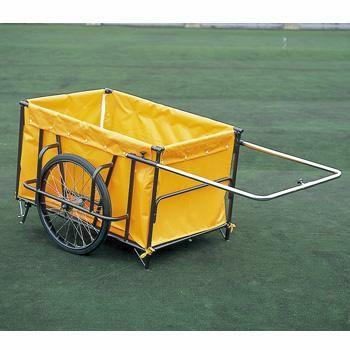スチール製折りたたみ式リヤカー ノーパンクタイヤ使用(26インチ 