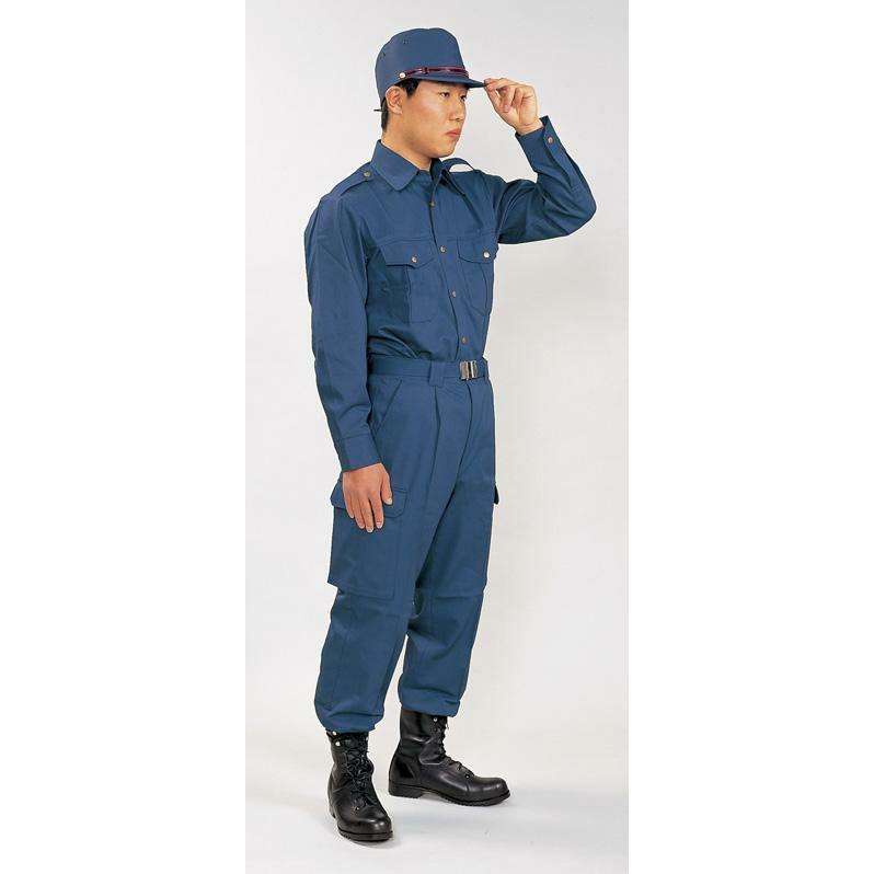 ブレバノ防災服 上下一式 男性用 ネイビー S〜LL [7531・7532・7533