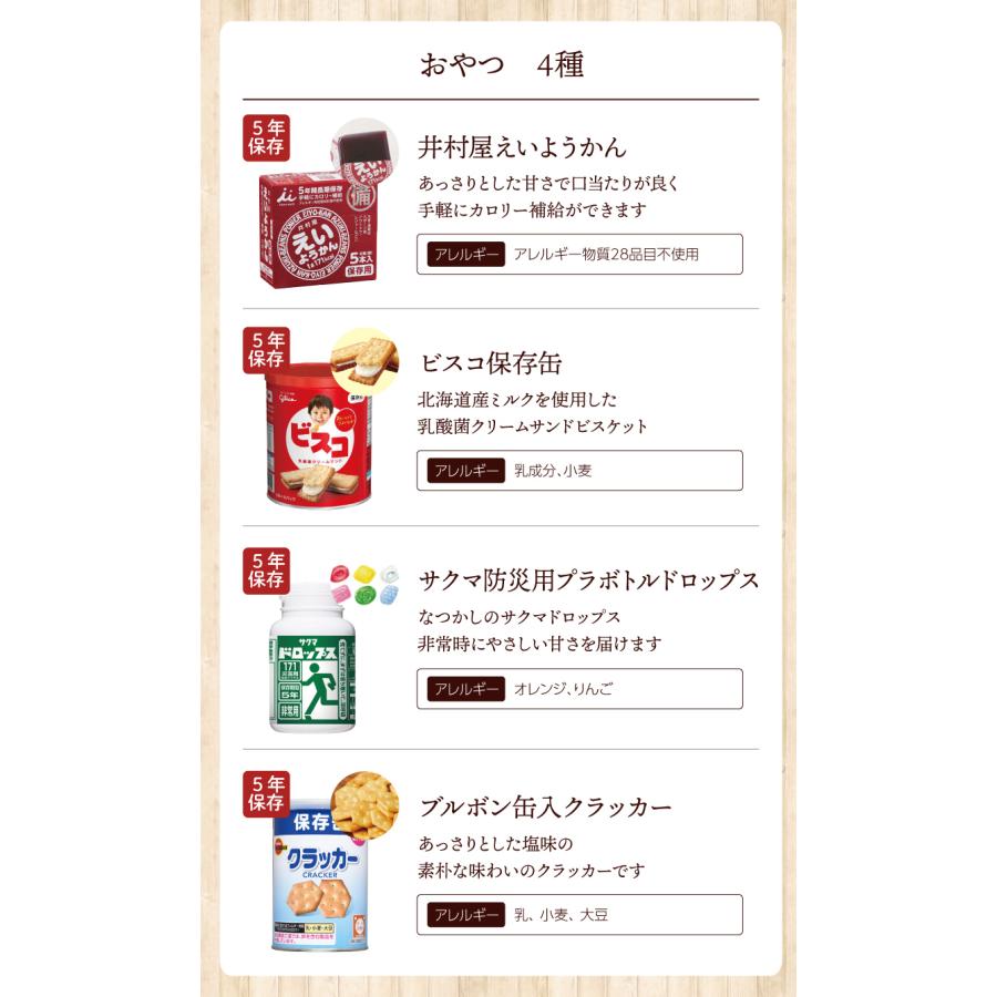 7日分 食糧備蓄 非常食セット 32種類39品目 | 長期保存 賞味期限5年