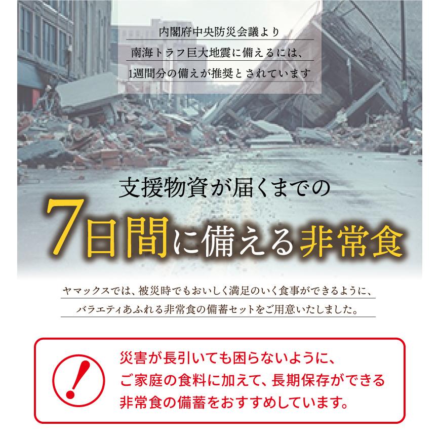7日分 食糧備蓄 非常食セット 32種類39品目 | 長期保存 賞味期限5年