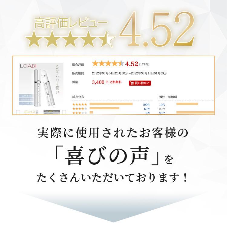 LOABI 1台7役 美顔器 リフトアップ効果 目元 目元美顔器 イオン導入