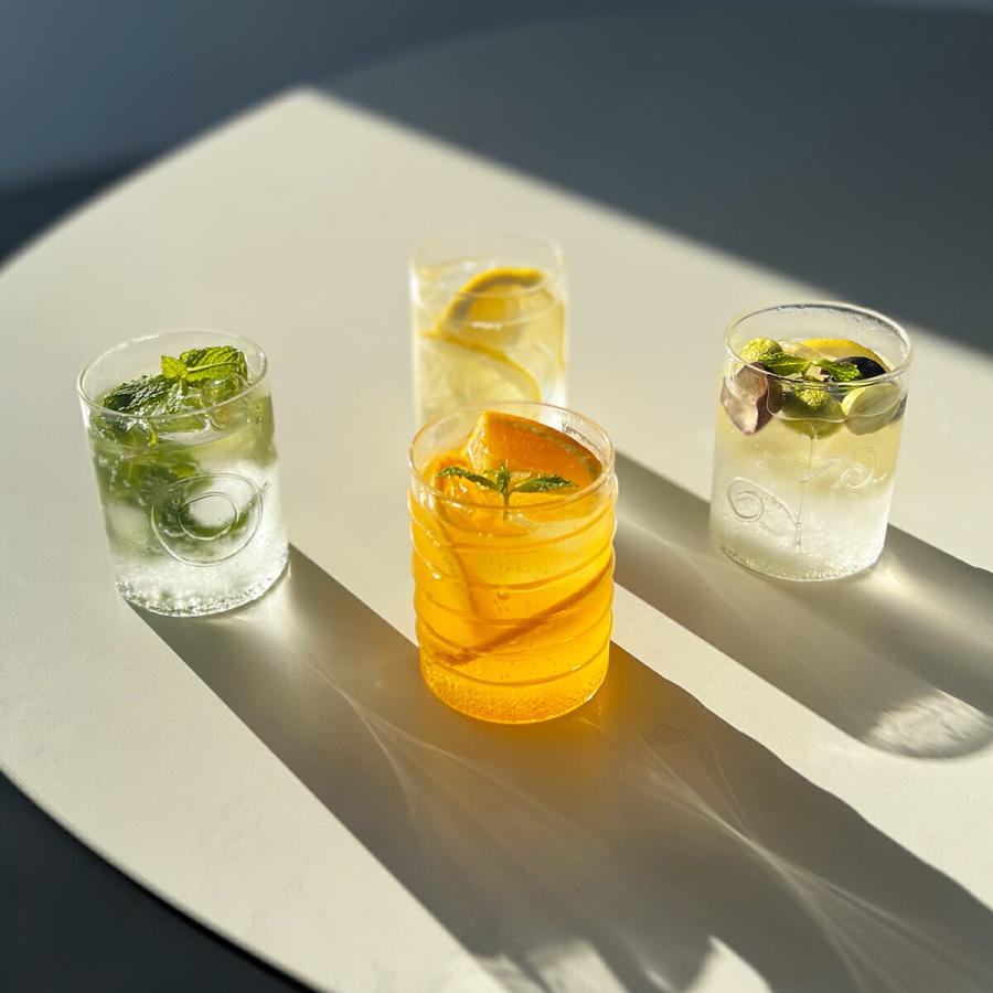 イッケンドルフ ミラノ ウォーター グラス  DECO collection 6pc SET 6個セット 耐熱グラス ICHENDORF MILANOの画像