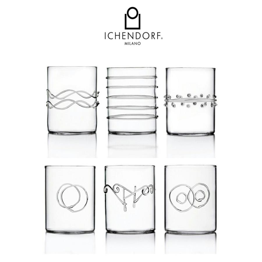 イッケンドルフ ミラノ ウォーター グラス  DECO collection 6pc SET 6個セット 耐熱グラス ICHENDORF MILANOの画像