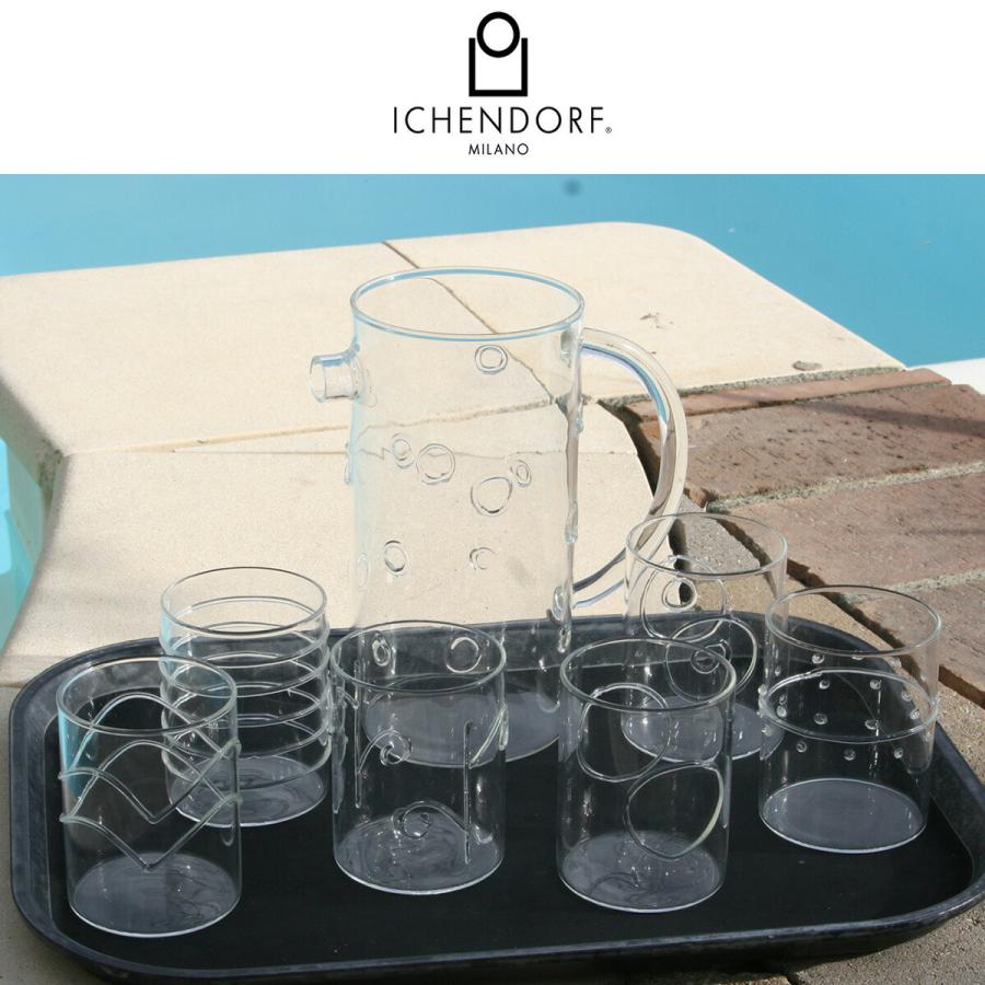イッケンドルフ ミラノ ウォーター グラス  DECO collection 6pc SET 6個セット 耐熱グラス ICHENDORF MILANOの画像