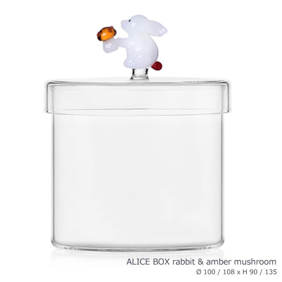 イッケンドルフ ミラノ アリス ガラスボックス 蓋付 ALICE design box