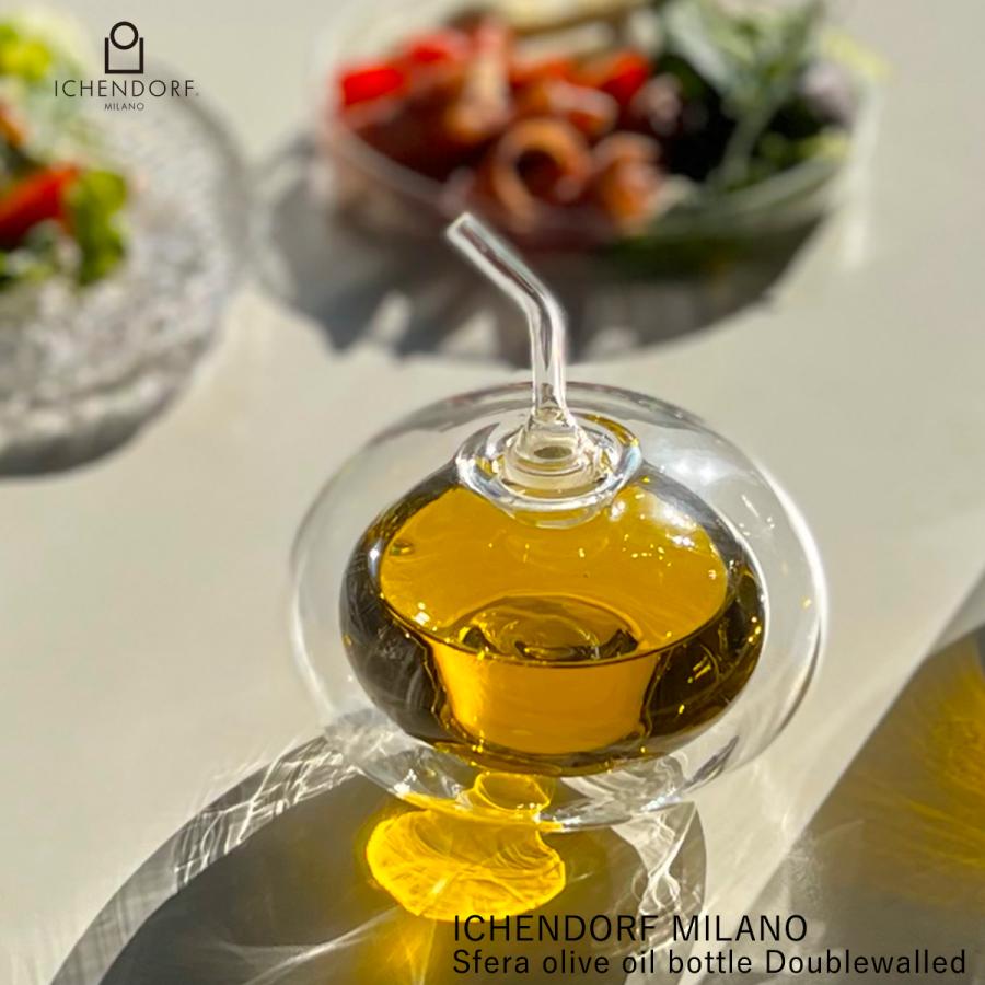 イッケンドルフ ミラノ スフェラ オリーブオイルボトル ダブル
