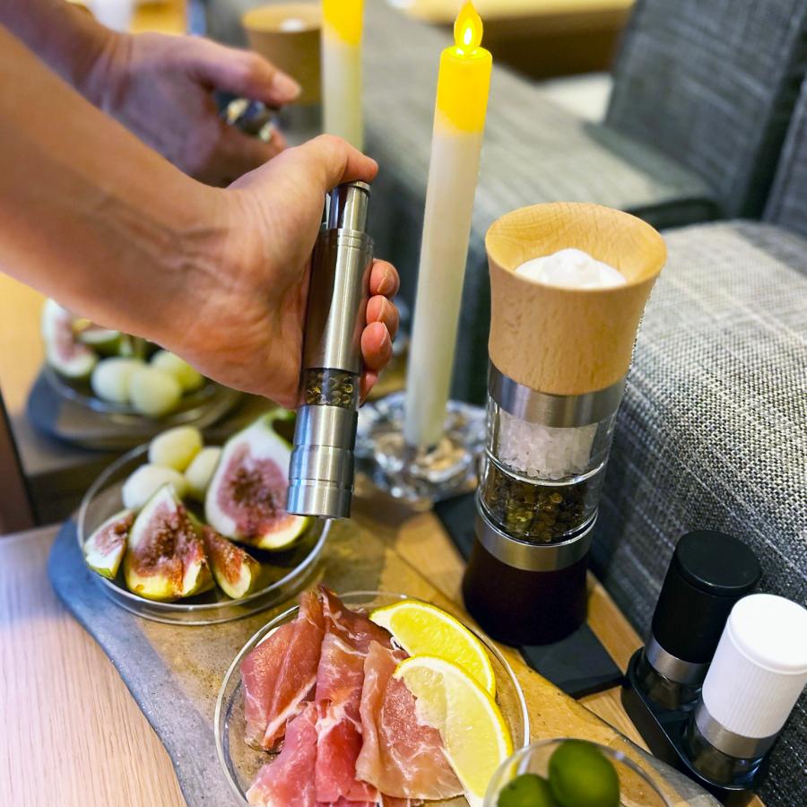 ソルト&ペッパーミル ワンハンドクールグラインダー アクリルスタンド