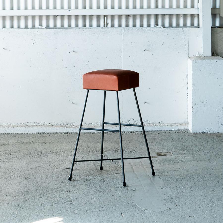 SIKAKU シカク LOAF STOOL HIGH 71 本革 チェア スツール スチール