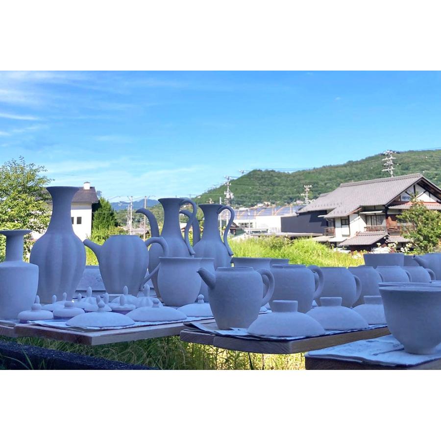 快山窯 青白磁 青海波柄 4寸皿2枚セット 小皿 銘々皿 引出物 結婚祝