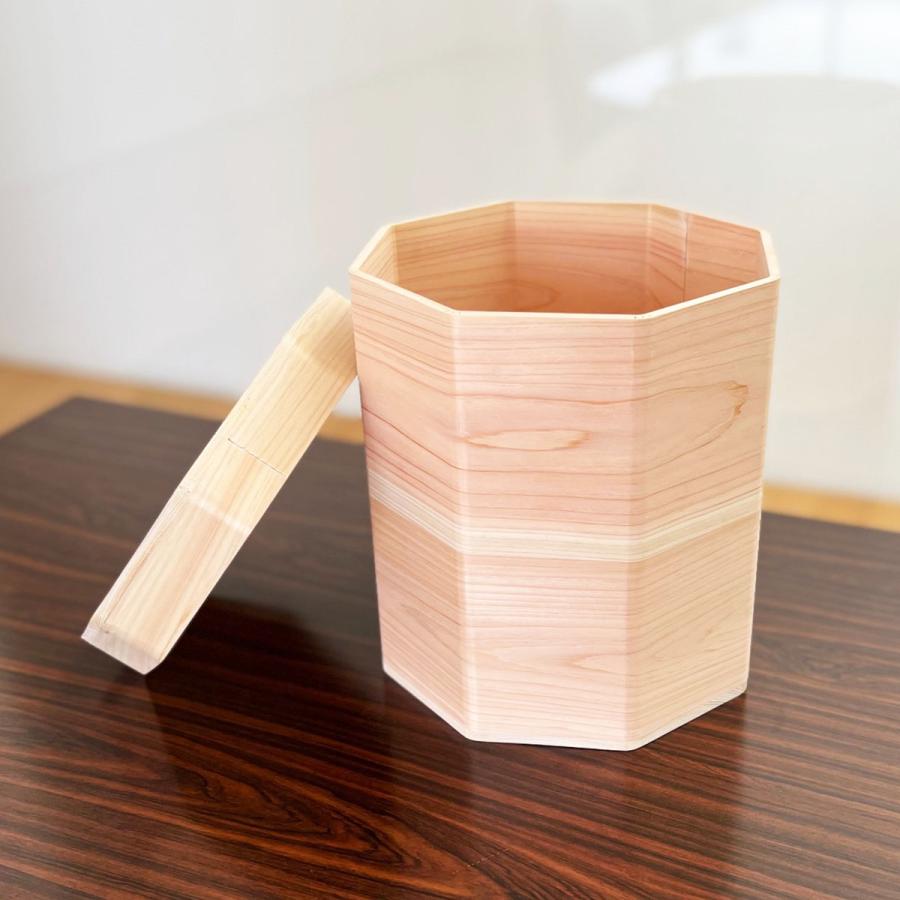国産ひのき 蓋つきマルチボックス 1個 吉野檜 収納 ボックス ケース