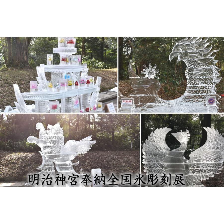 氷華 / 氷中花 「ひまわり」sun flower 氷に閉じ込めた儚い美しさ。透明度の高い氷に美しい造花を閉じ込めた氷のアート。花氷 創作氷とも呼ばれます_14