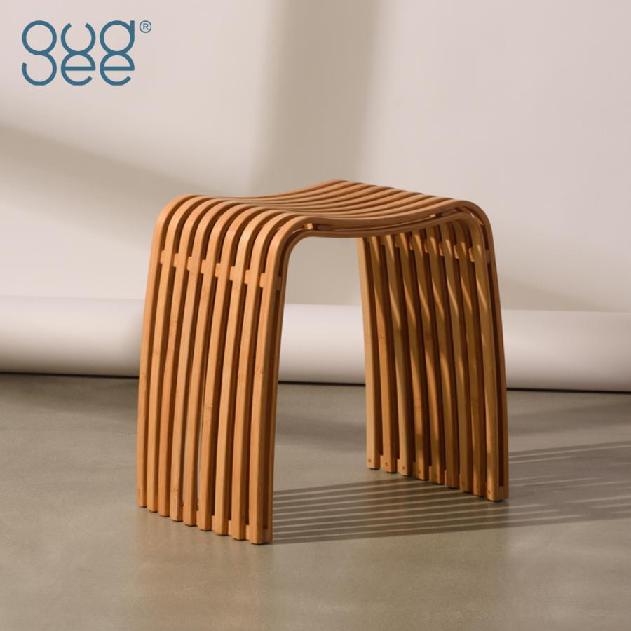 gudeelife COLIN スツールバンブー 天然木製 竹 椅子 : YO-KO Yahoo