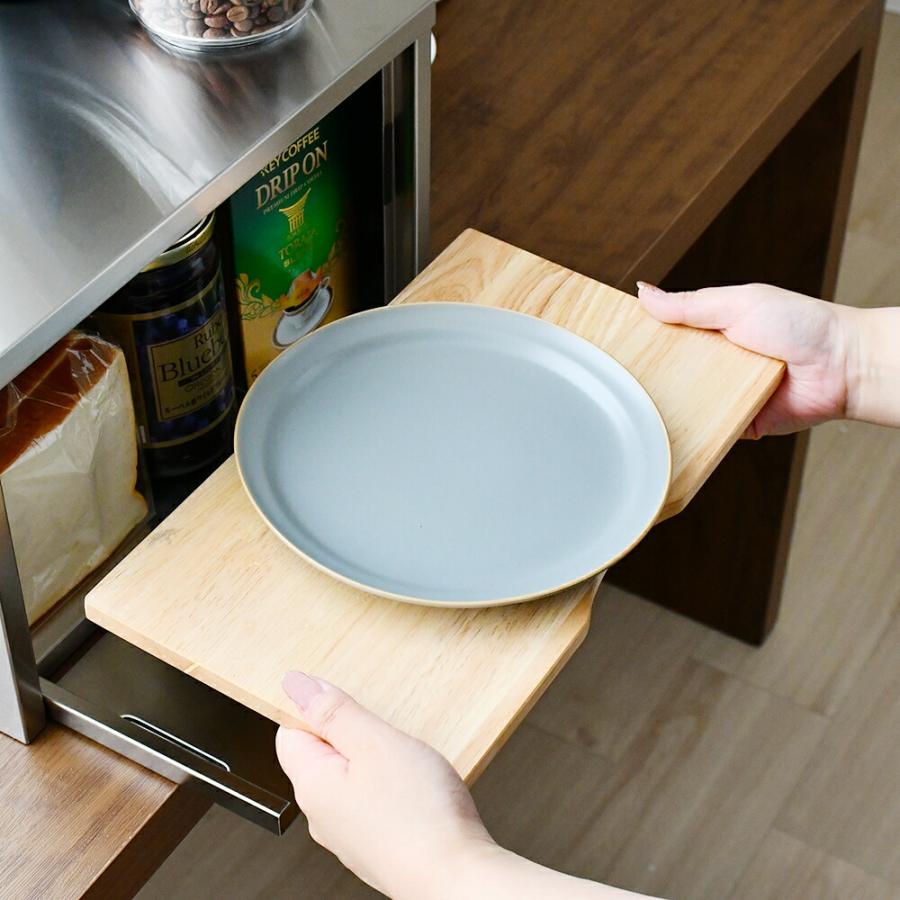 トレー付 トースターラック D28 キッチン収納 ステンレス スチール デザイナーズ メイドインジャパン 日本製 | 足立製作所 | 10