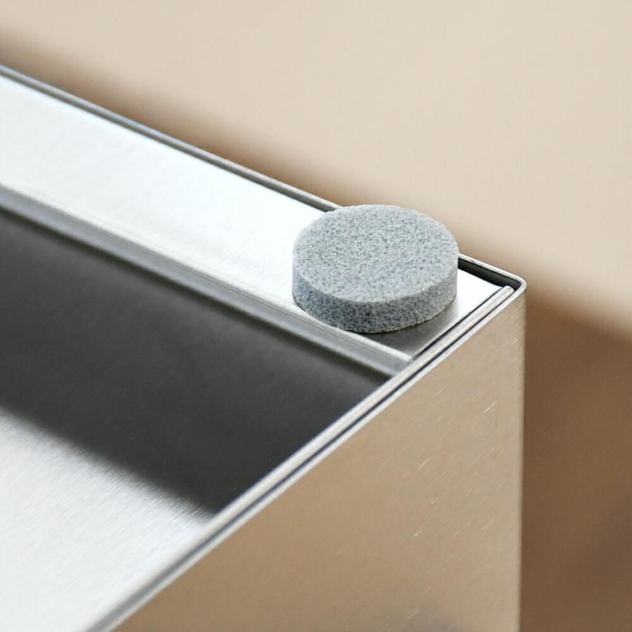 トレー付 トースターラック D35 キッチン収納 ステンレス スチール デザイナーズ メイドインジャパン 日本製 | 足立製作所 | 14