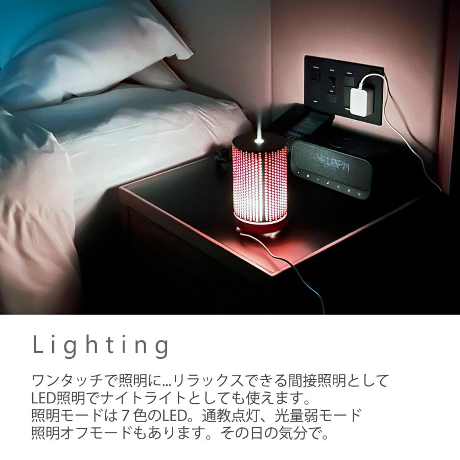 フェルマータ ウッド調 アロマディフューザー FERMATA Wood grain 超音波加湿器 卓上 ミスト 清潔 ポータブル コンパクト AC コンセント 6畳 おしゃれ |  | 07