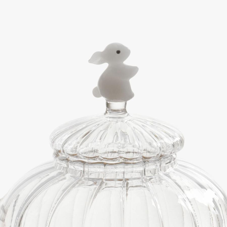 イッケンドルフ ミラノ 白ウサギとニンジン ティーポット teapot optic