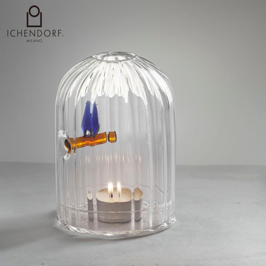 イッケンドルフ ミラノ 青い鳥 ティーライトキャンドルホルダー