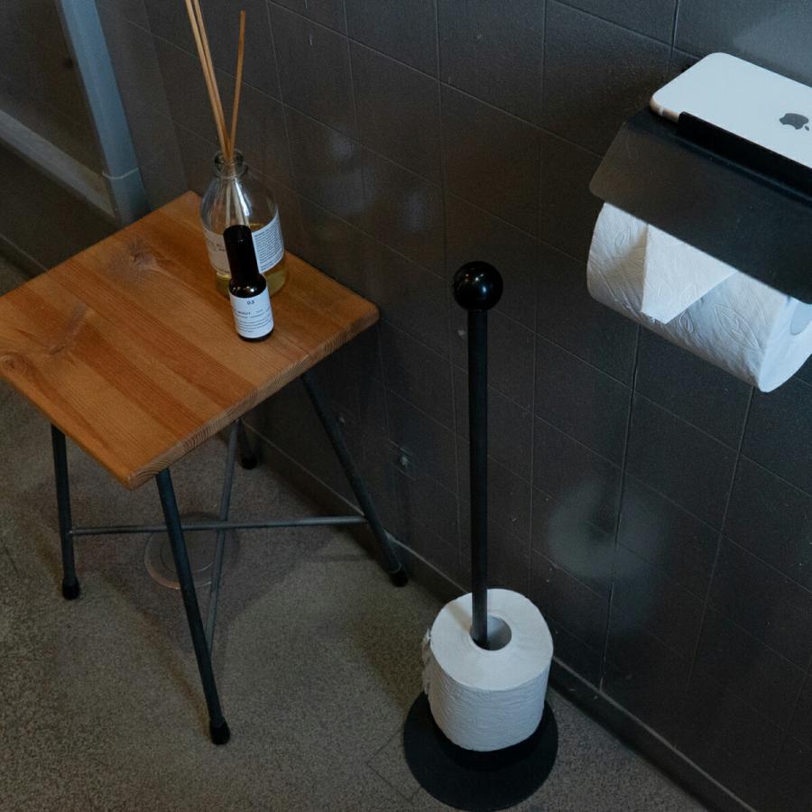 SIKAKU シカク ペーパーストックホルダー トイレットペーパー スチール