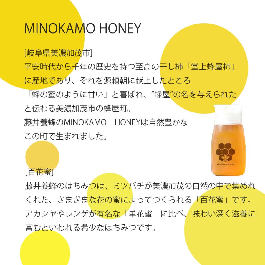 MINOKAMO HONEY 百花蜜 瓶 200g 生はちみつ 純粋 100% 非加熱 美濃加茂