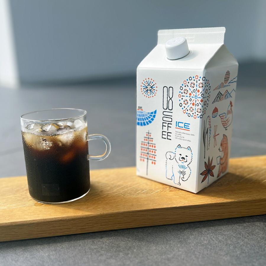 08COFFEE 夏ギフト アイスコーヒー1L 無糖 カフェオレベース500ml 加糖