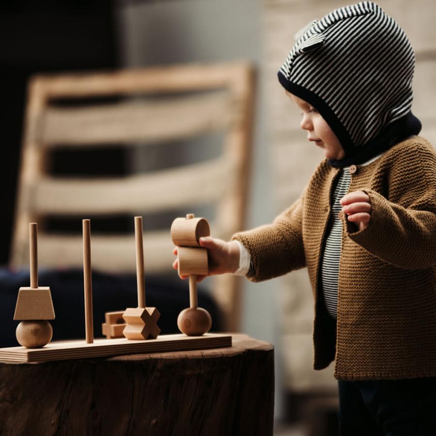 積み木 ナチュラルスタッキングトイ ＸＬ Wooden Story ウドゥンストーリー １歳から Natural Stacking Toy XL size おもちゃ 知育玩具 正規輸入品 自然素材｜yo-ko｜12