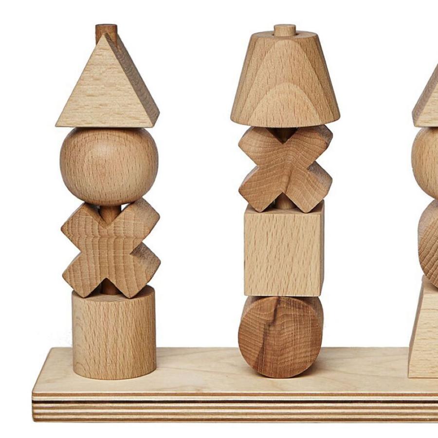 積み木 ナチュラルスタッキングトイ ＸＬ Wooden Story ウドゥンストーリー １歳から Natural Stacking Toy XL size おもちゃ 知育玩具 正規輸入品 自然素材｜yo-ko｜08