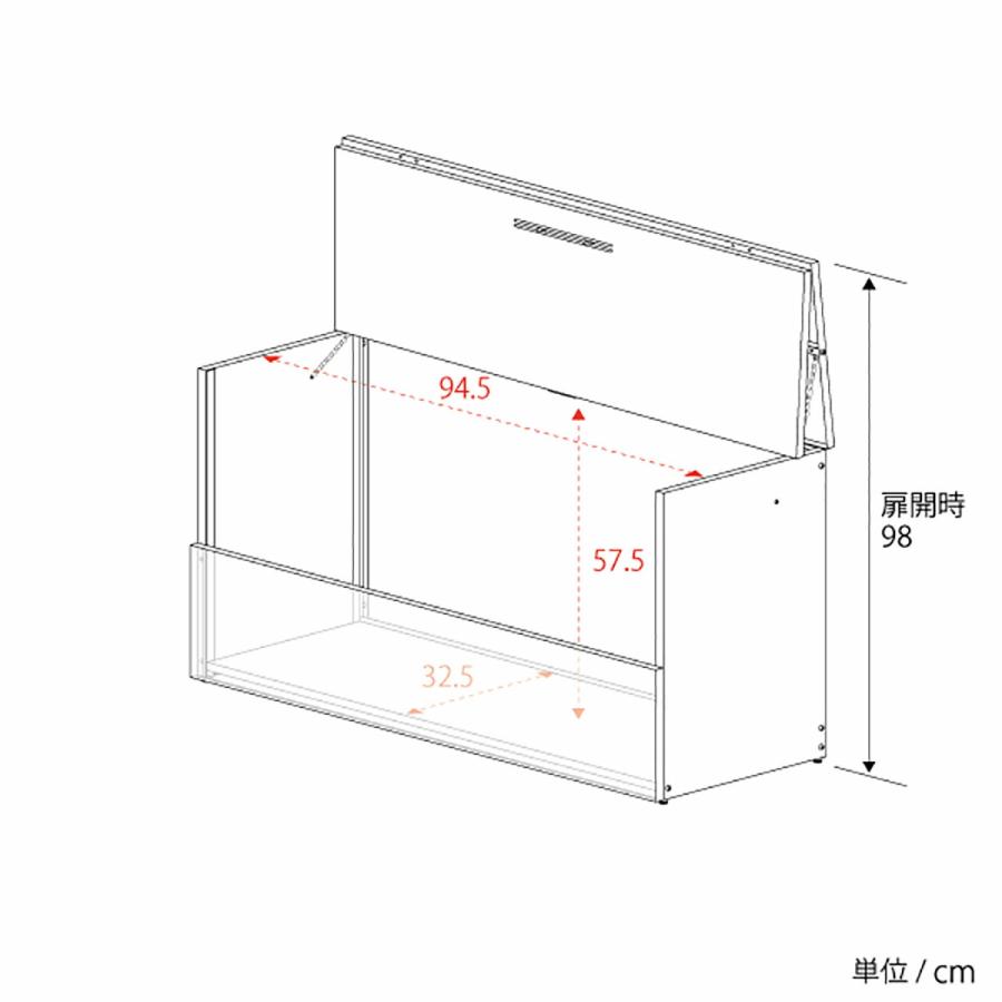 オールガルバ製ゴミ収納庫 幅100cm 奥行38cm 足立製作所 日本製 ガルバリウム ゴミ箱 物置 大型 大容量 屋外 | 足立製作所 | 10