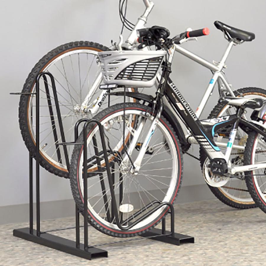 スタンドいらずの頑丈自転車ラック 2台用 日本製 屋外 一般家庭用 サイクルラック サイクルスタンド 自転車スタンド 自転車置き 足立製作所 | 足立製作所 | 03